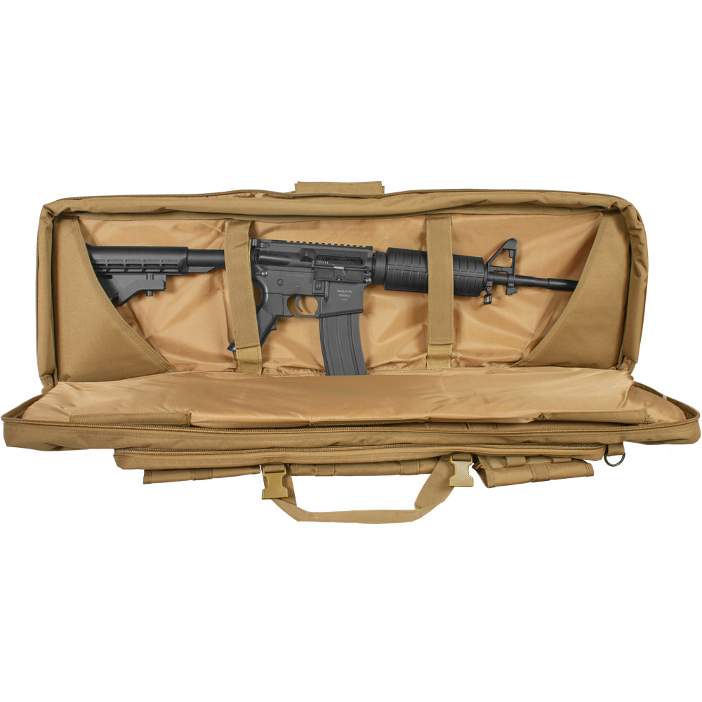 Dual Combat Case with prop rifle inside.