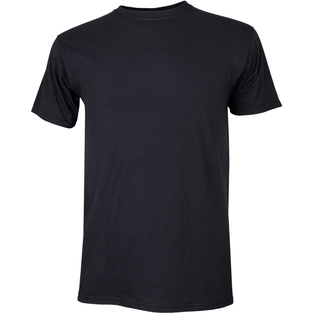 Plain T-Shirt. 64-11BL BLACK S