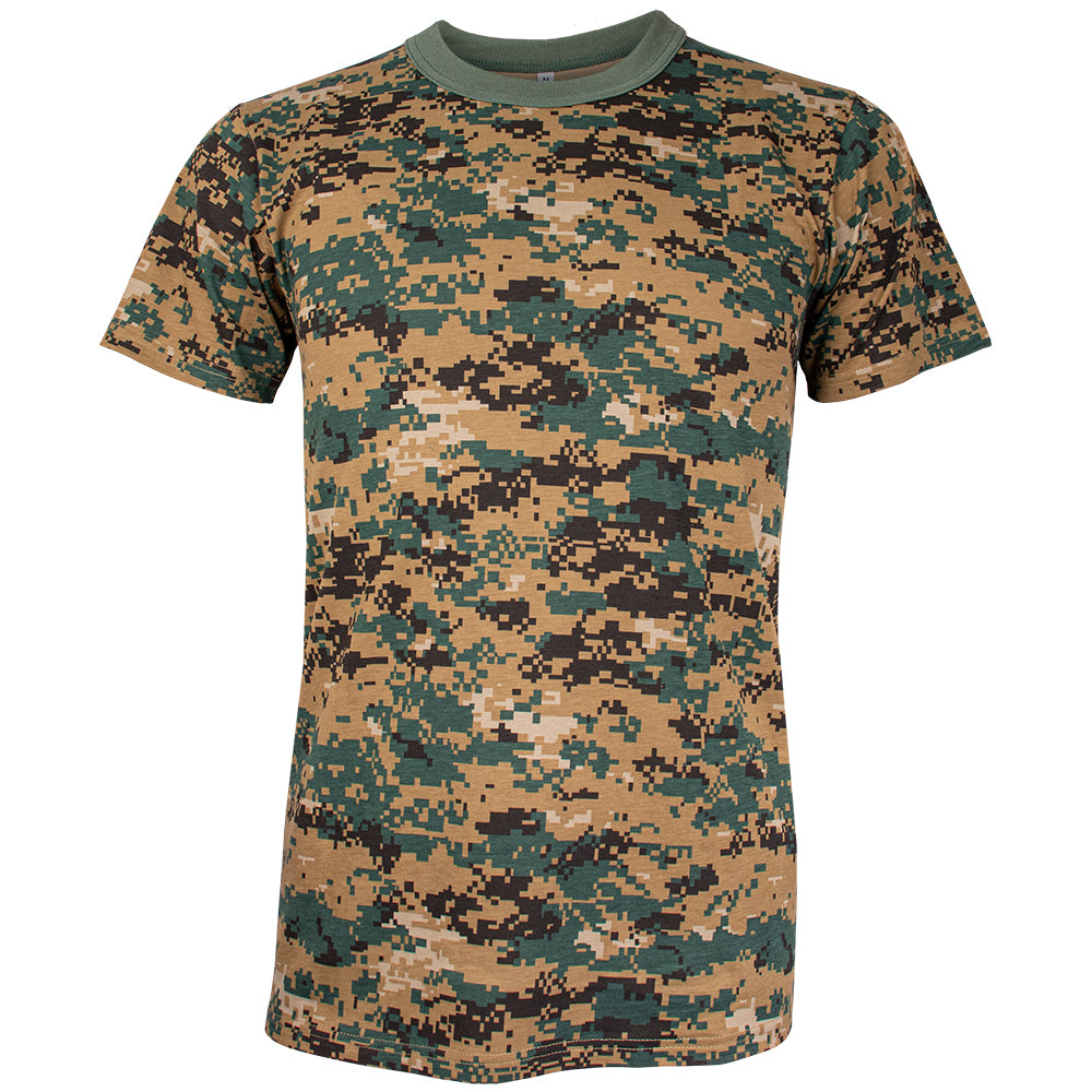 Camouflage T-Shirt. 64-143 S