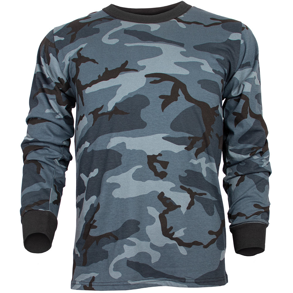 Camouflage Long Sleeve T-Shirt. 64-3467 S