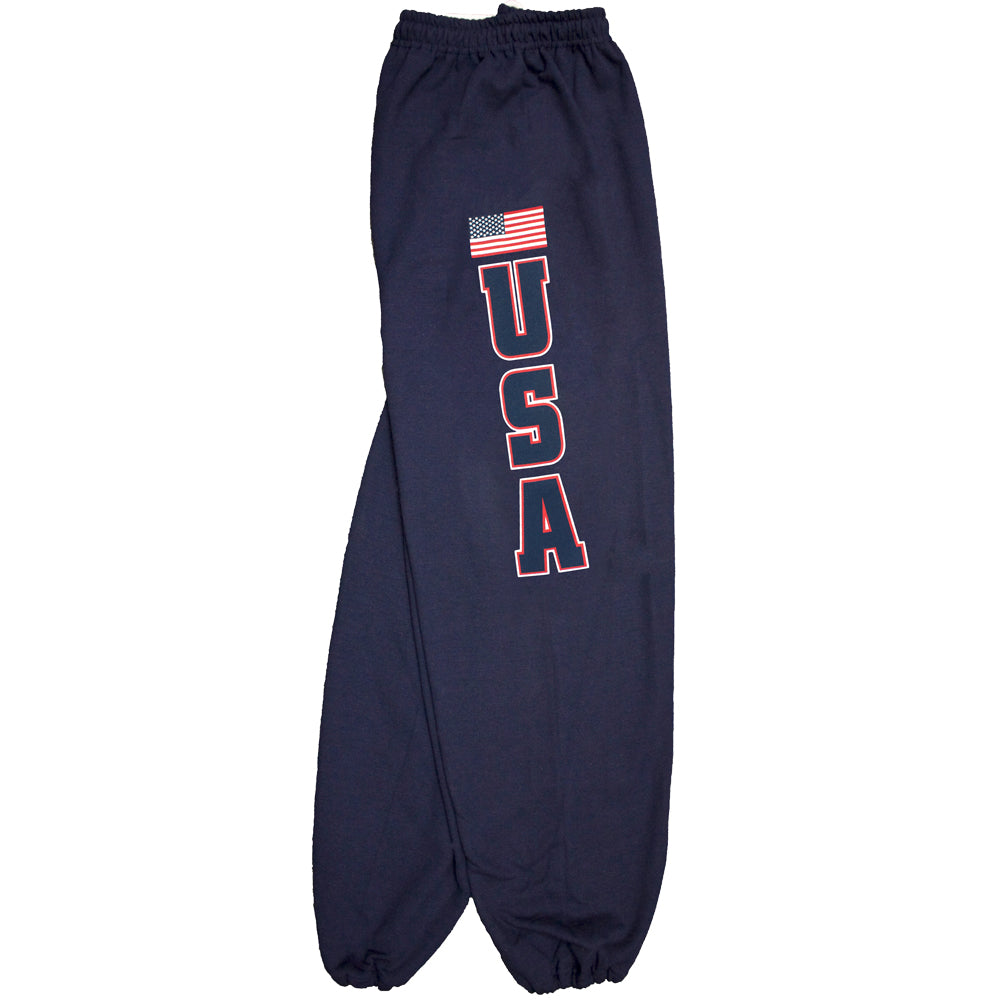 USA Flag Sweatpants. 64-7891 S