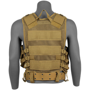 Back of Big and Tall MACH-1 Tactical Vest.