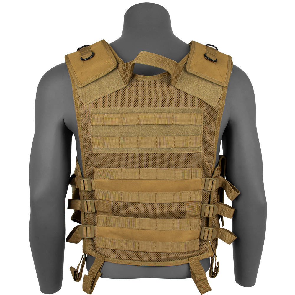 Back of Big and Tall Assault Cross Draw Vest.