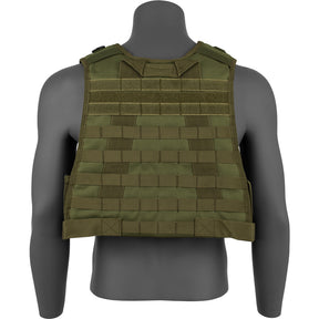 Back of Big and Tall Gen II Modular Plate Carrier Vest.