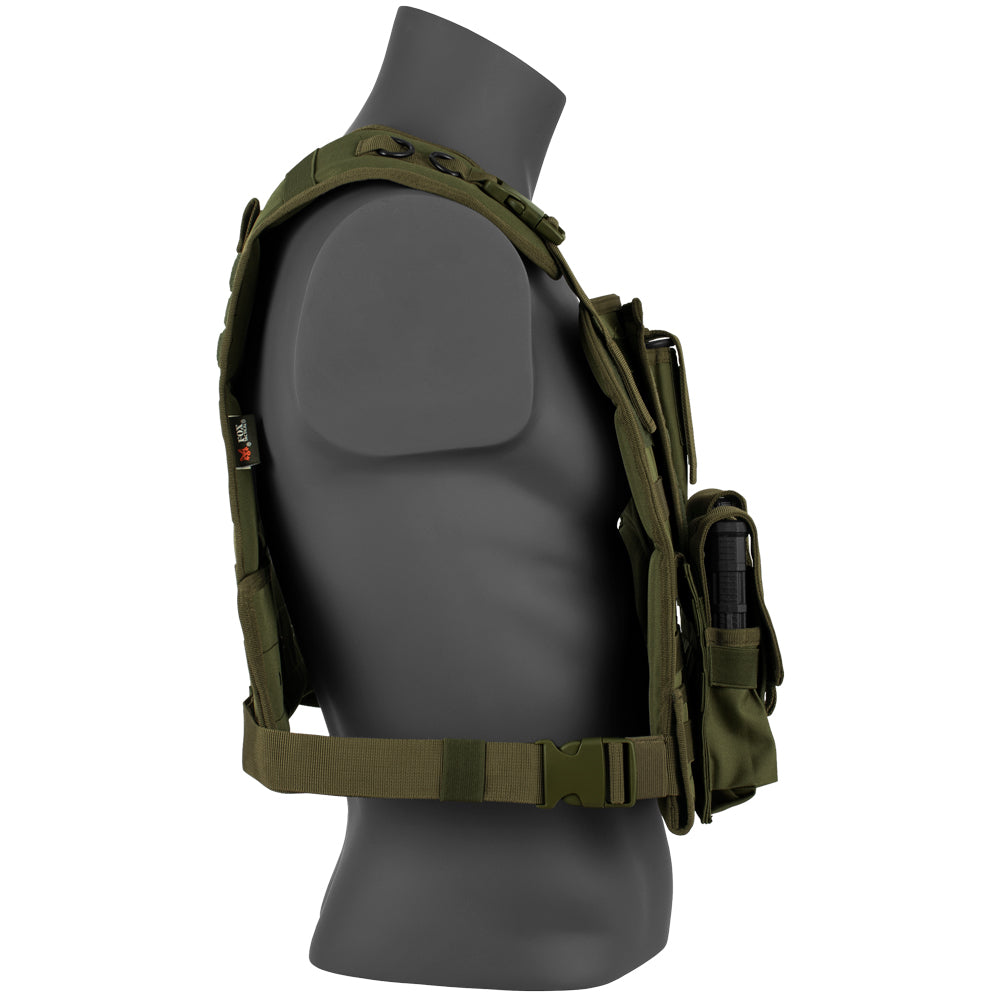 Side of Big and Tall Gen II Modular Plate Carrier Vest.
