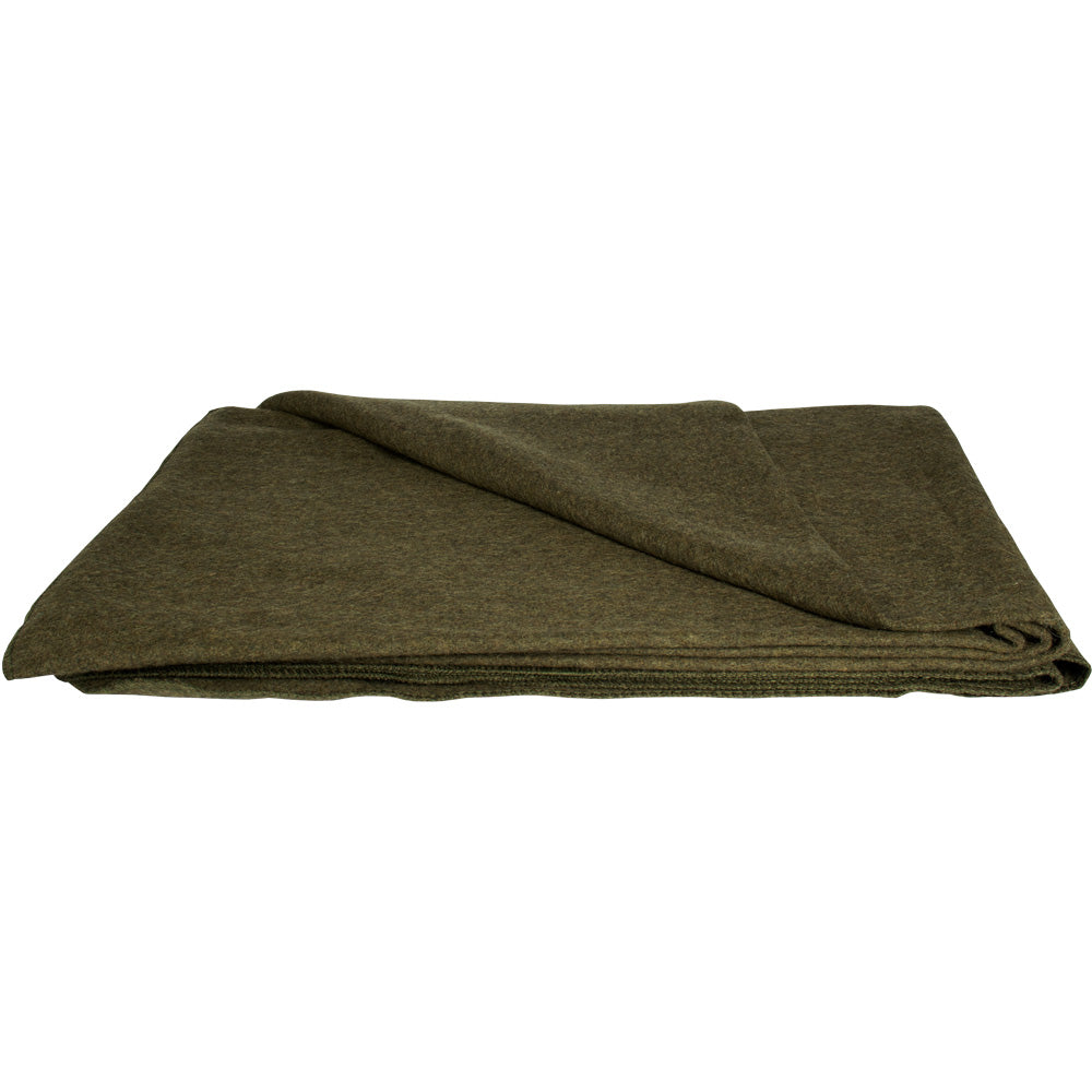 GI Style Wool Blanket with a folded corner.