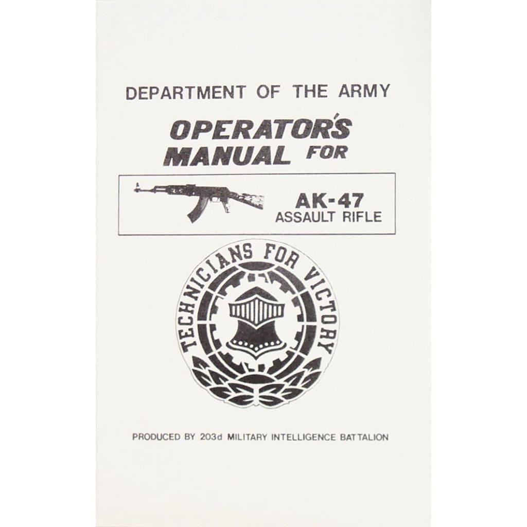 AK-47 Assault Rifle Operator's Manual. 59-42