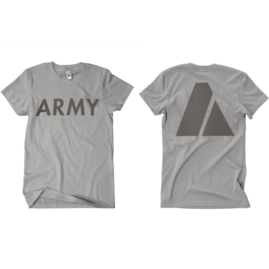 Army with Reflective Black Two Sided T-Shirt. 64-554 S