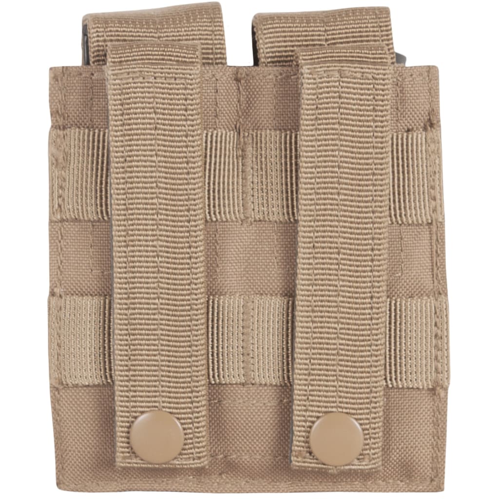 Back of Dual Pistol Mag Pouch. 