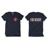 Fire Rescue Two Sided T-Shirt. 64-624 S