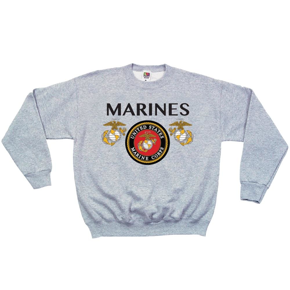Marines Seal Crewneck Sweatshirt. 64-6652 S
