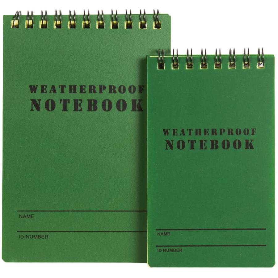 Military Style Weatherproof Notebook (Pack of 6) - Fox Outdoor