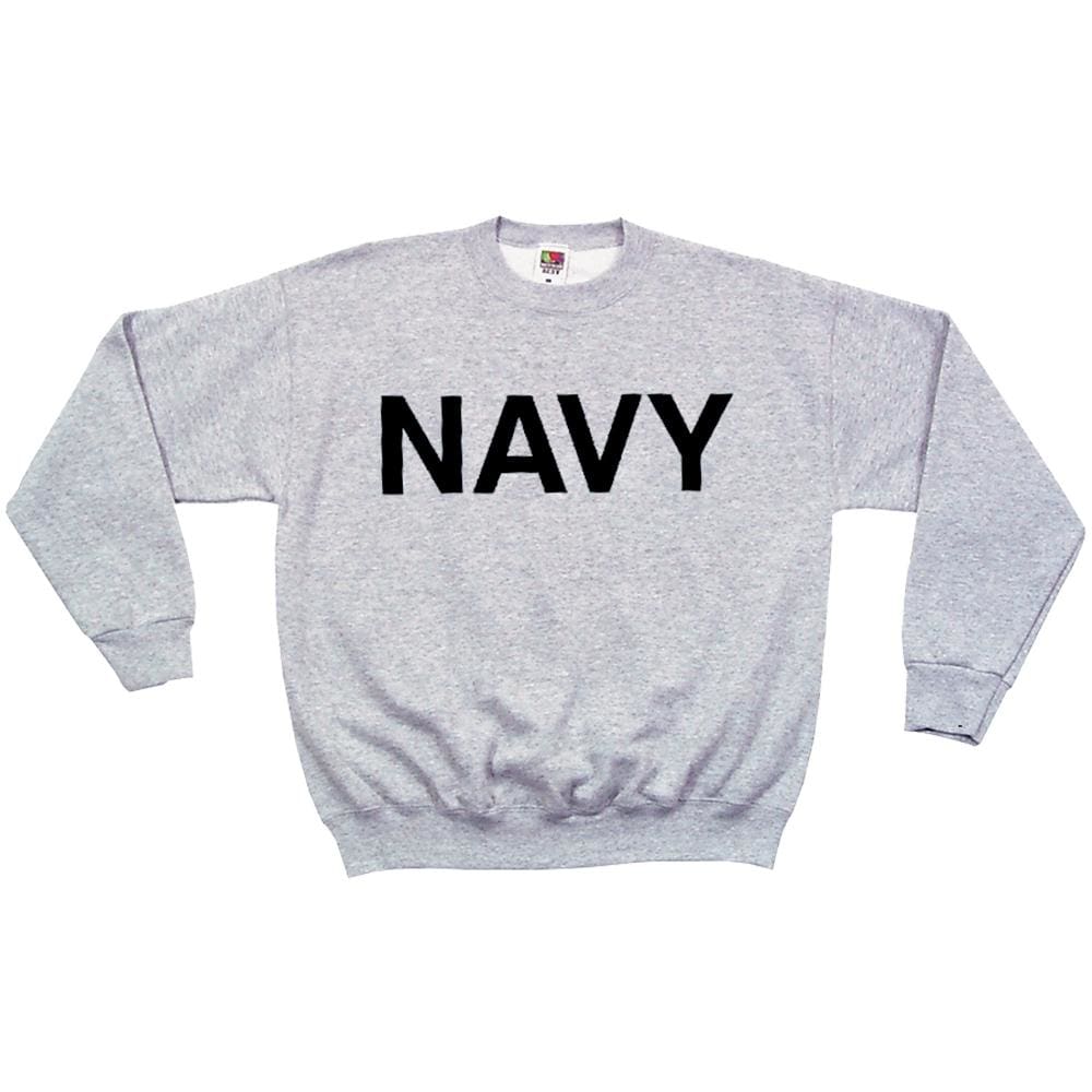Navy Crewneck Sweatshirt. 64-67 S