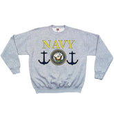 Navy Seal and Anchors Crewneck Sweatshirt. 64-6761 S