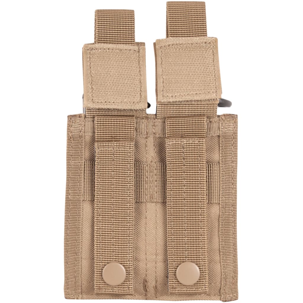 Back of Dual Pistol Quick Deploy Mag Pouch. 