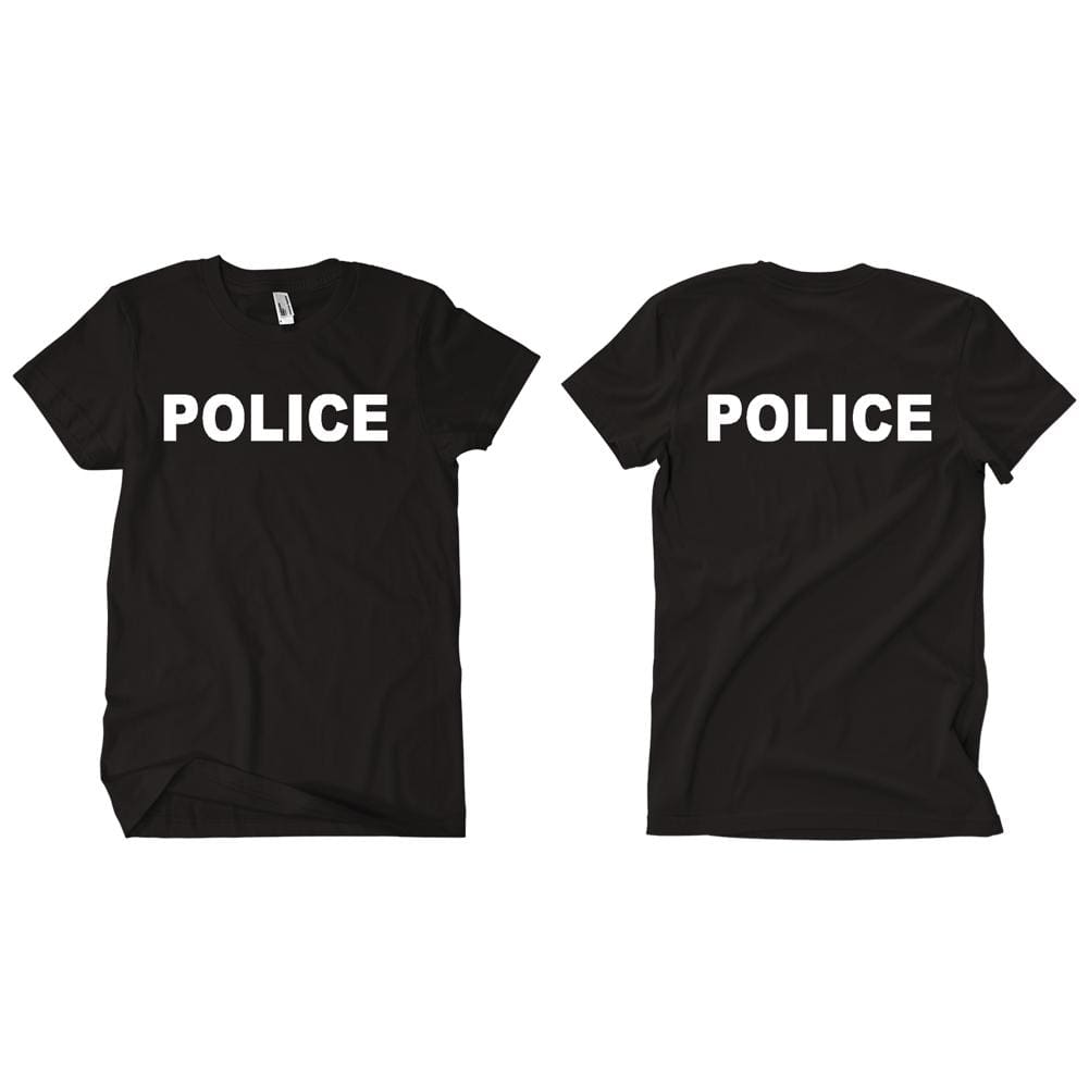 Police Two-Sided T-Shirt. 64-60 S
