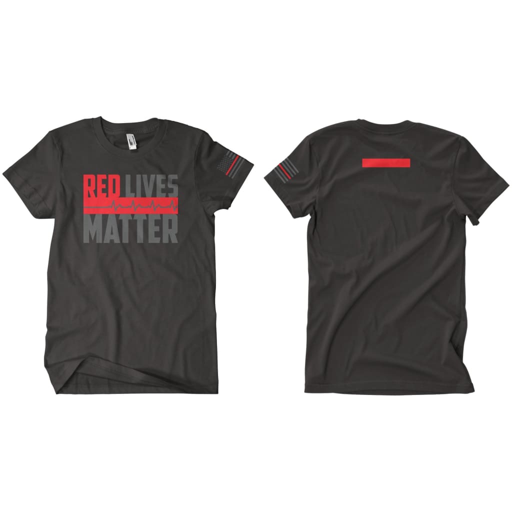 Red Lives Matter Two-Sided T-Shirt. 63-4803 S