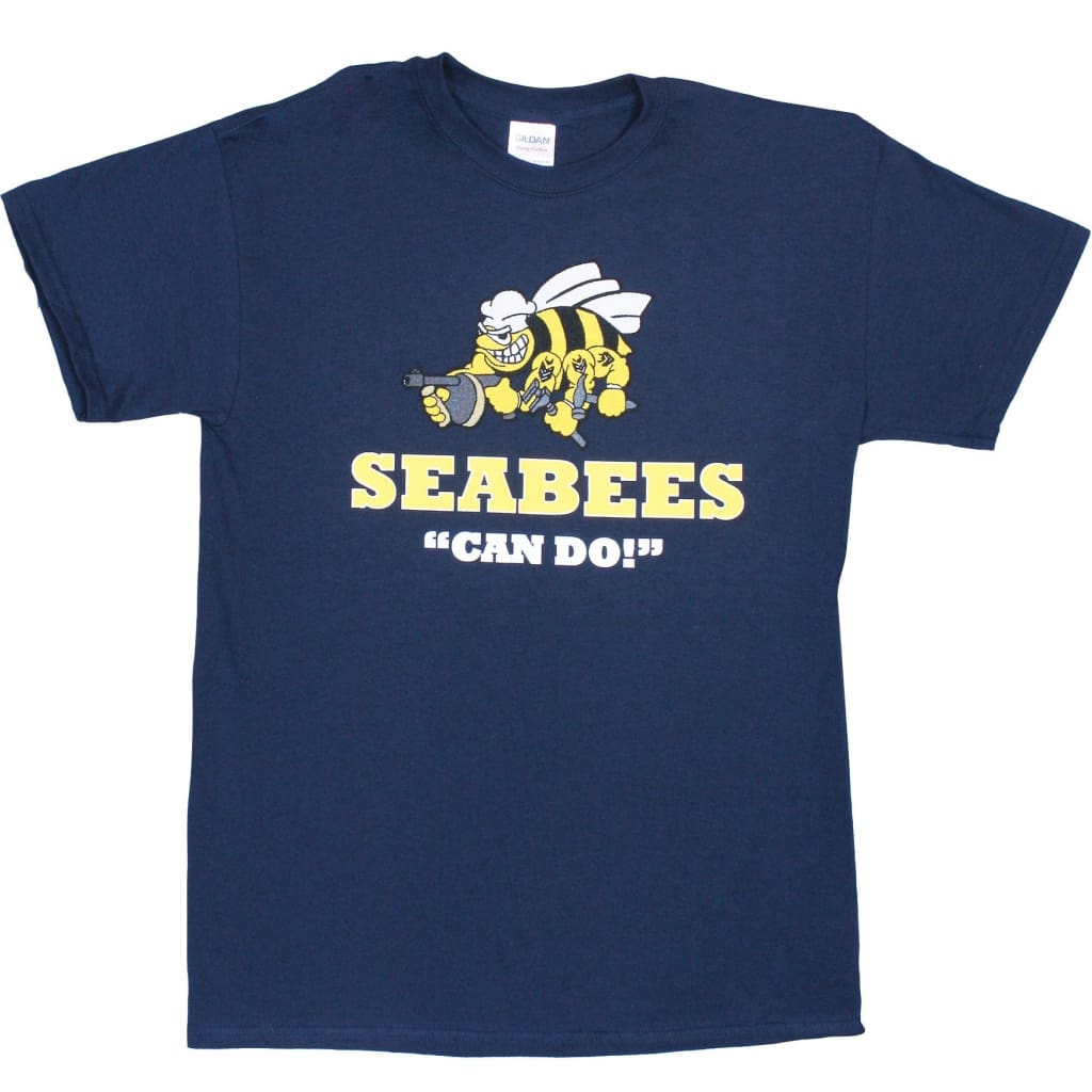 Navy Sea Bee Can Do T-Shirt. 63-952 S