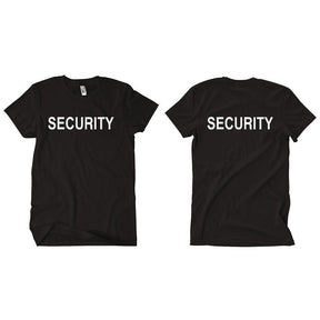 Security Two Sided T-Shirt with words across whole chest. 64-61 S
