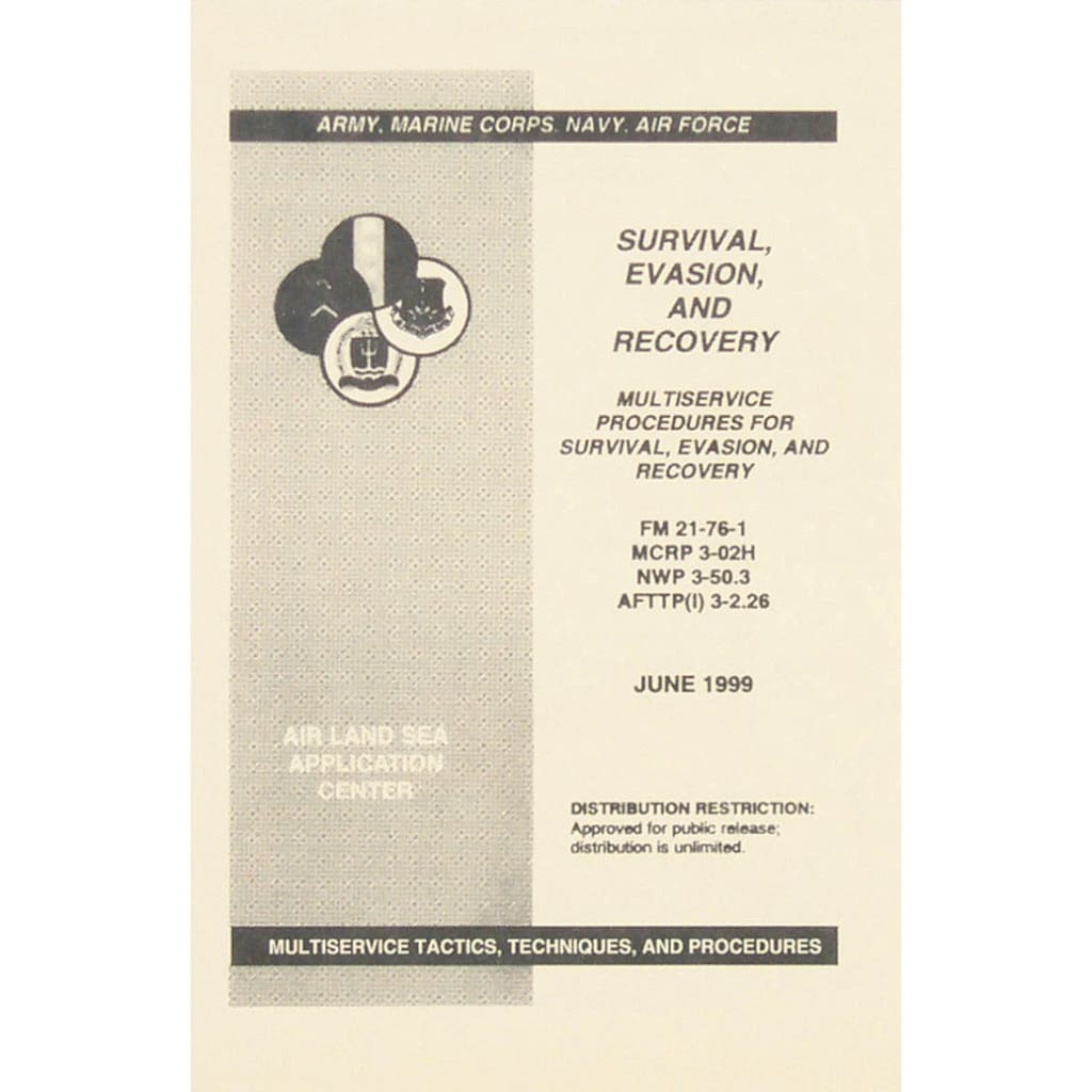Survival, Evasion and Recovery Handbook. 59-38