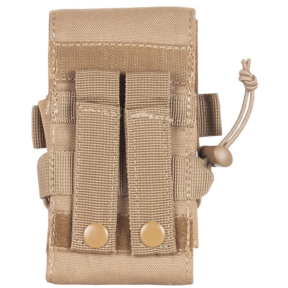 Back of Tactical Cell Phone Pouch. 