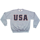 USA Flag Crewneck Sweatshirt. 64-689 S