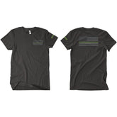 USA Flag Thin Green Line Two-Sided T-Shirt. 63-484 S