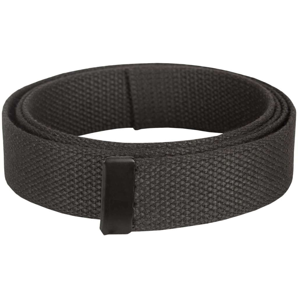 Web Belt with Brass Plated Roller Buckle. 44-11 BLACK